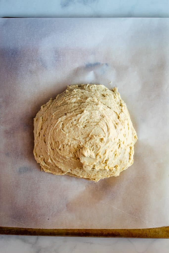 gluten free artisan bread dough portion