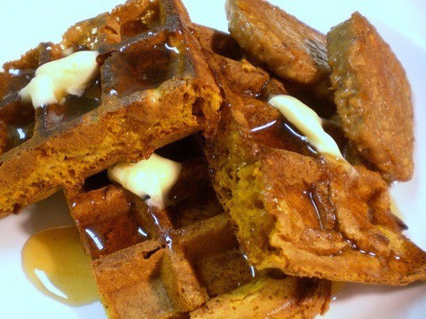 gluten free pumpkin waffles