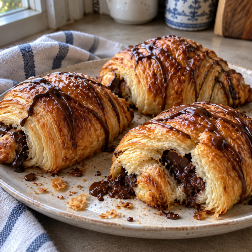 gluten free chocolate croissants
