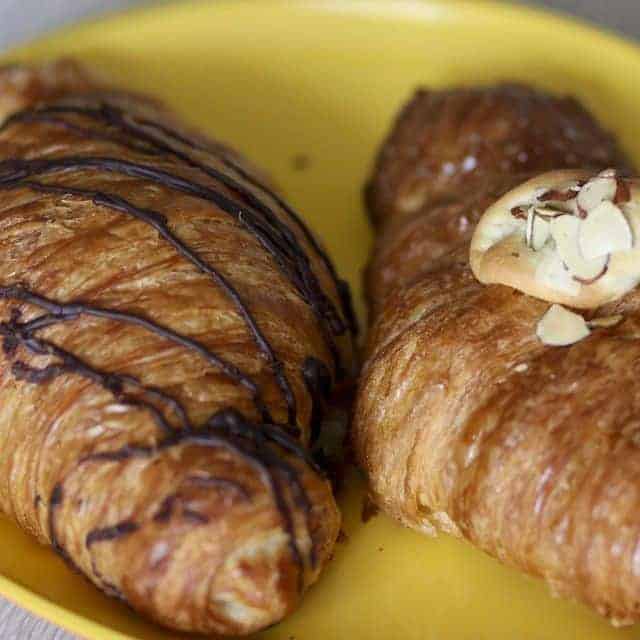 gluten free chocolate croissants