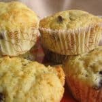 gluten free lemon cranberry muffins