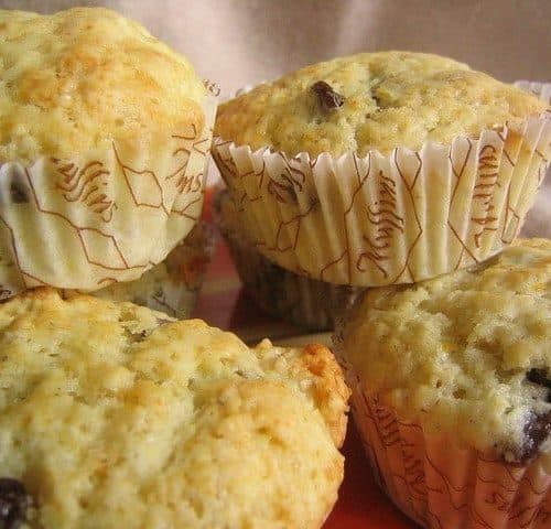 gluten free lemon cranberry muffins