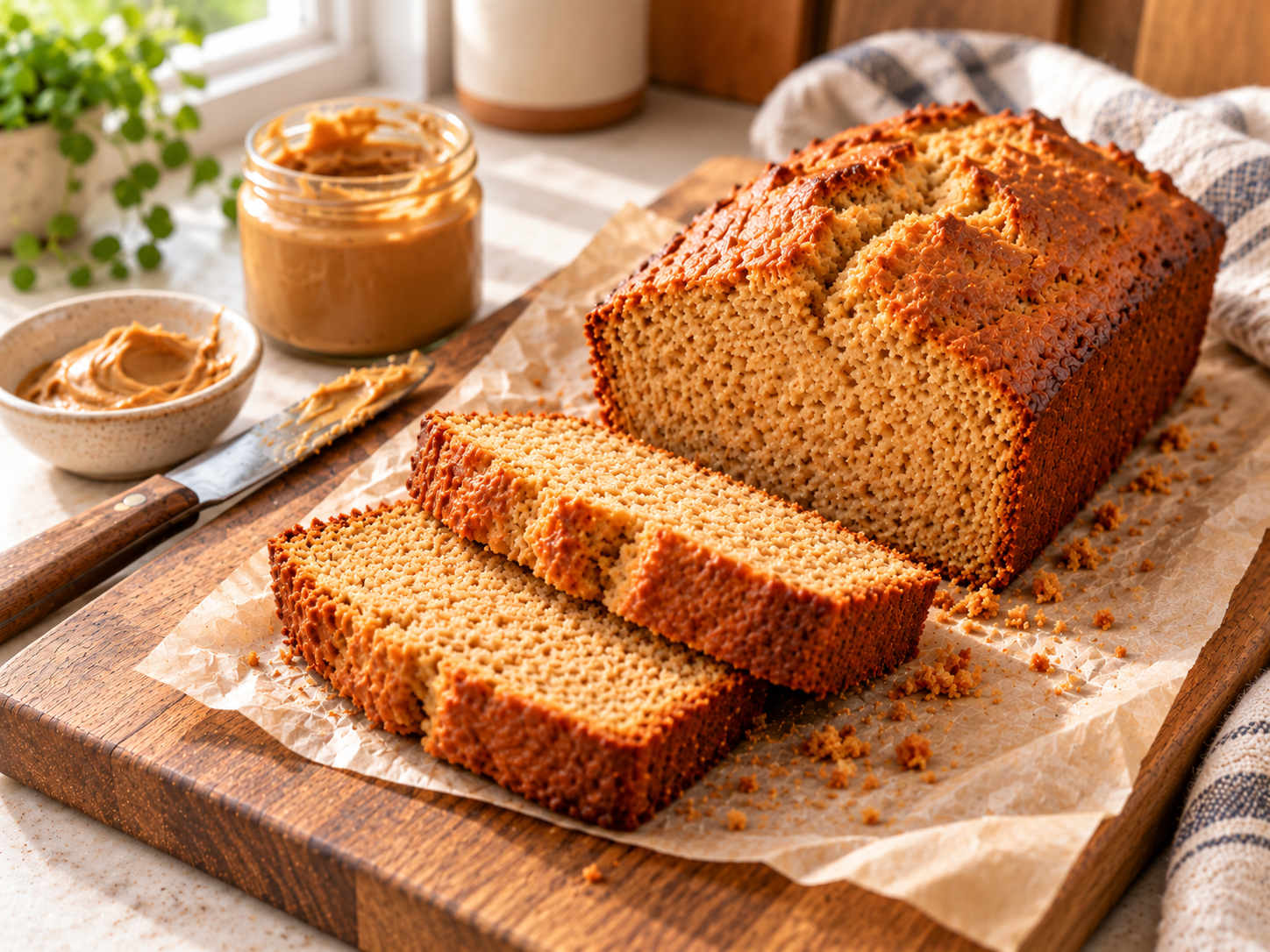 gluten free peanut butter bread