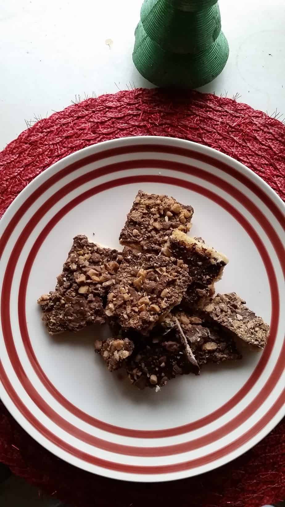 gluten free saltine toffee bark