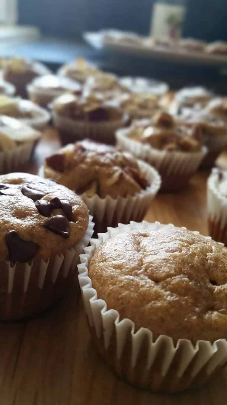 Blender gluten free mini muffins