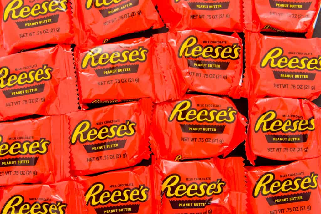 packages of reeses candy.