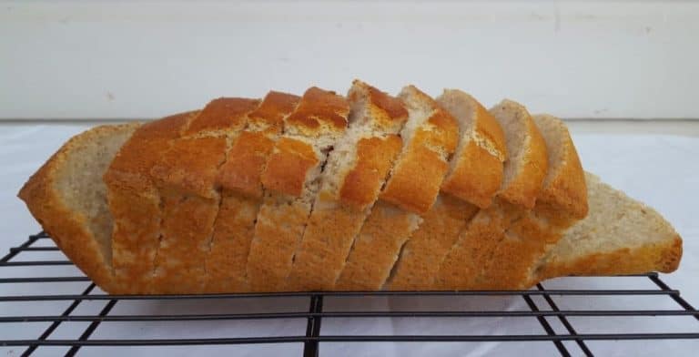 Sliced Gluten Free White bread without Xanthan Gum