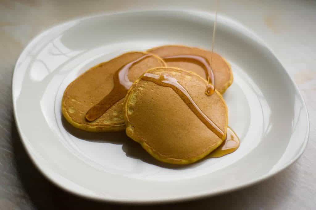 flour free gluten free pumpkin pancakes