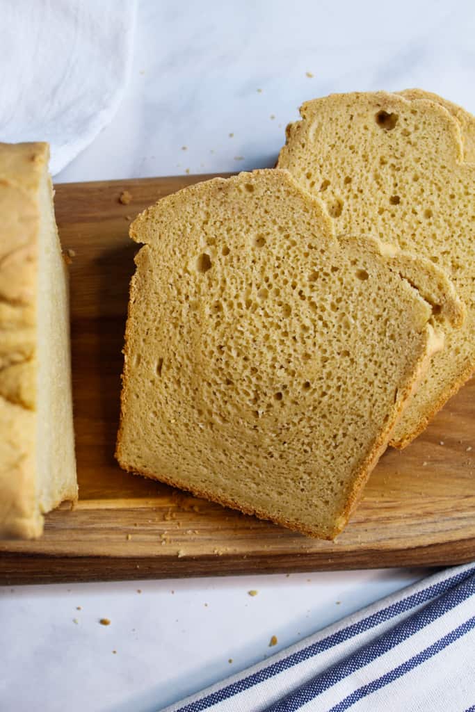 gluten free sandwich bread slice