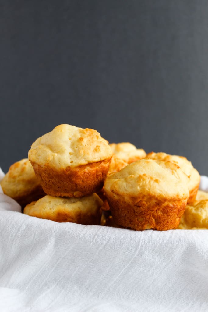 gluten free yeast rolls ready in under an hour served in a basket