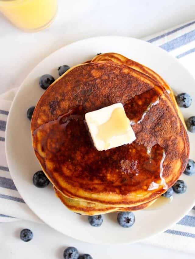 The Very Best Gluten Free Blueberry Pancakes Story
