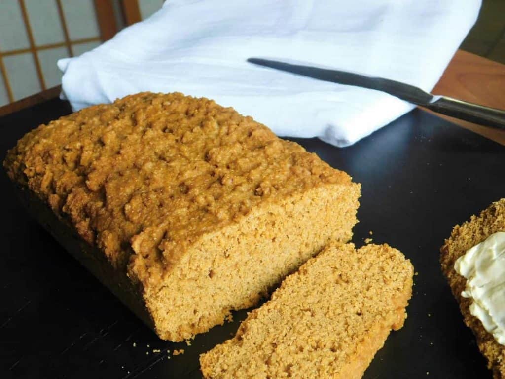 gluten free boston brown bread loaf