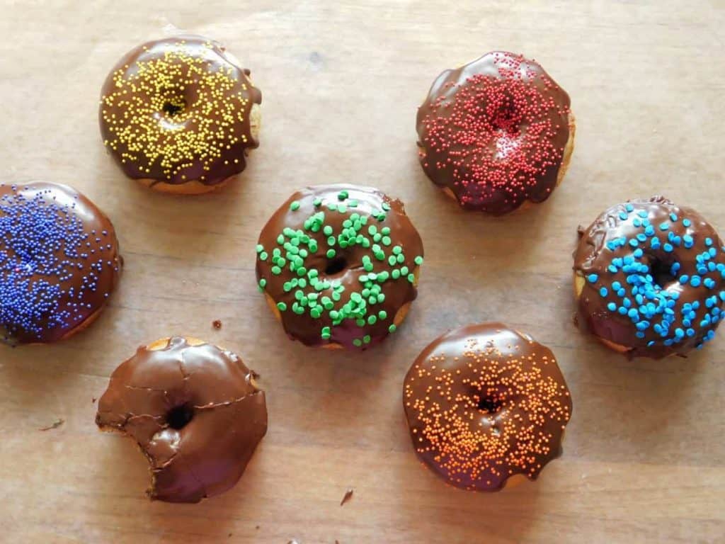 gluten free cake donuts baked