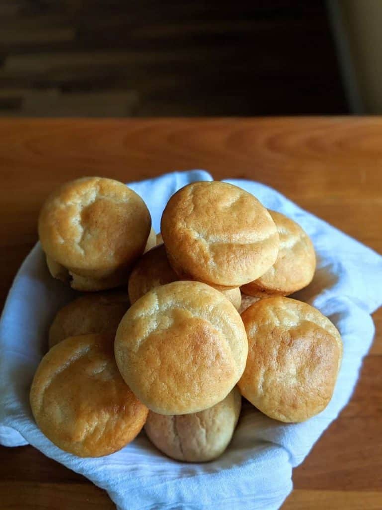 gluten free dairy free dinner rolls basket