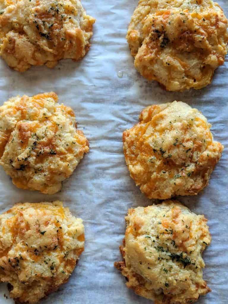 gluten free cheddar bay biscuits baked