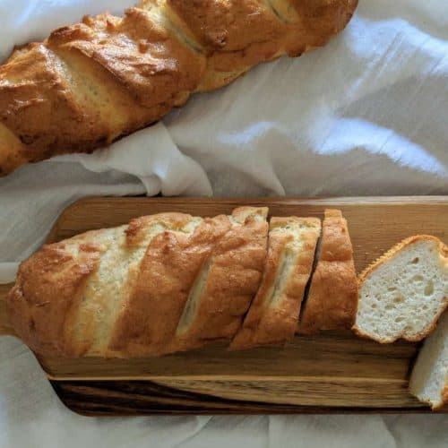 gluten free french bread loaves ready to eat