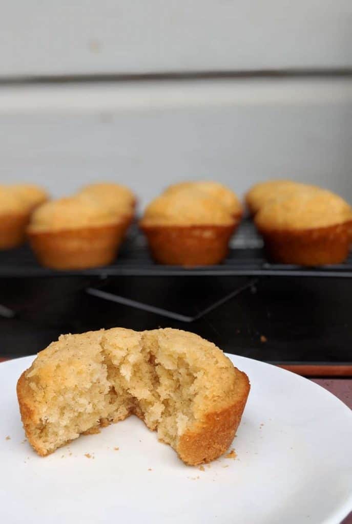 gluten free honey muffins inside