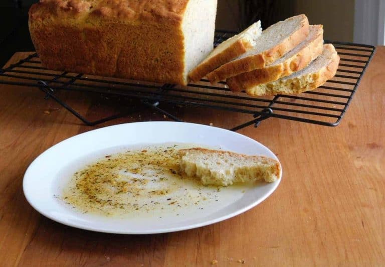 gluten free dairy free italian bread sliced