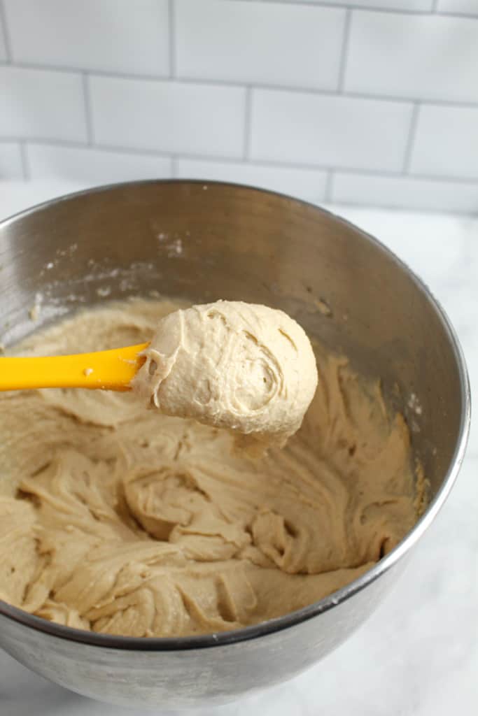 gluten free hawaiian bread batter up close