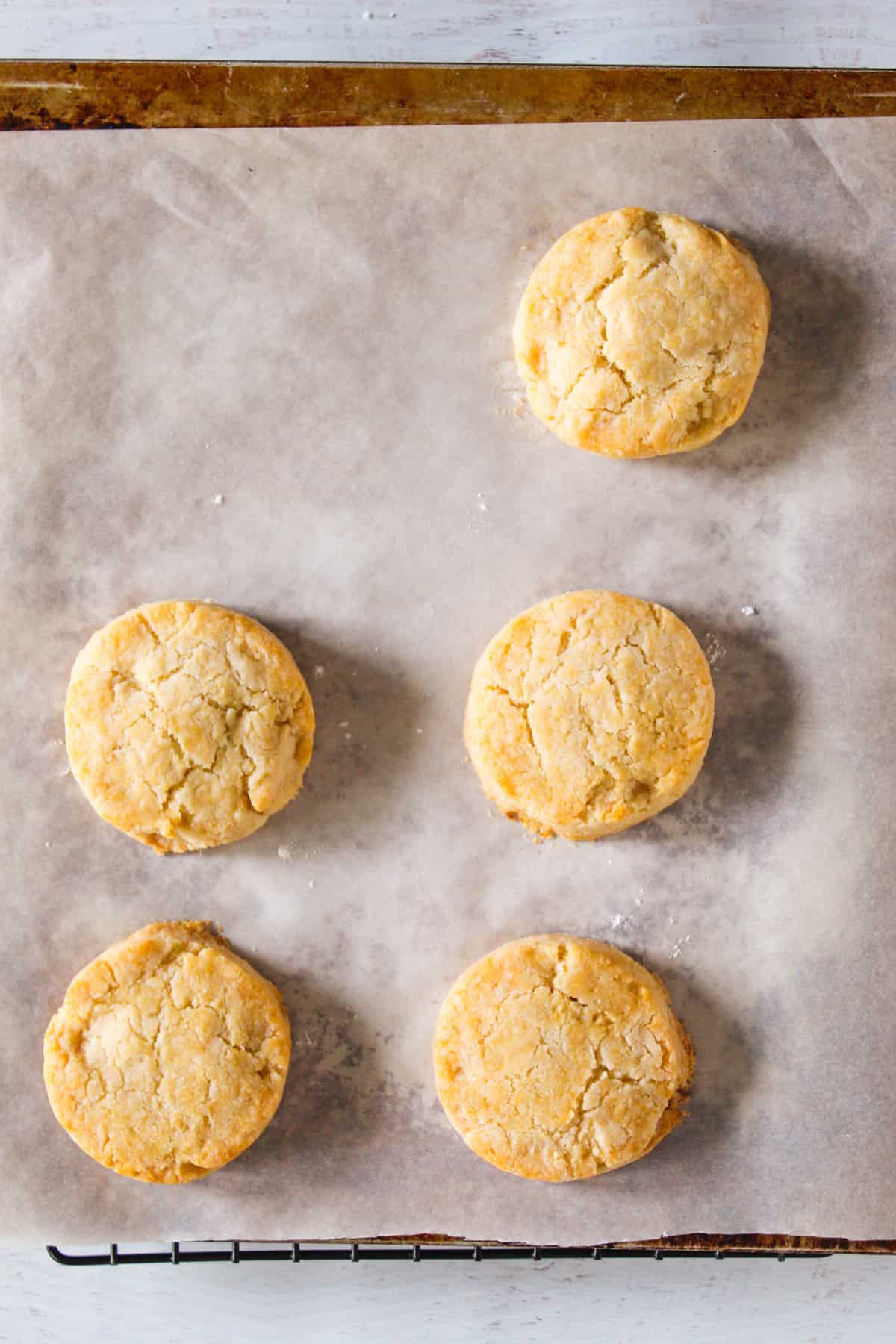 biscuits baked golden brown