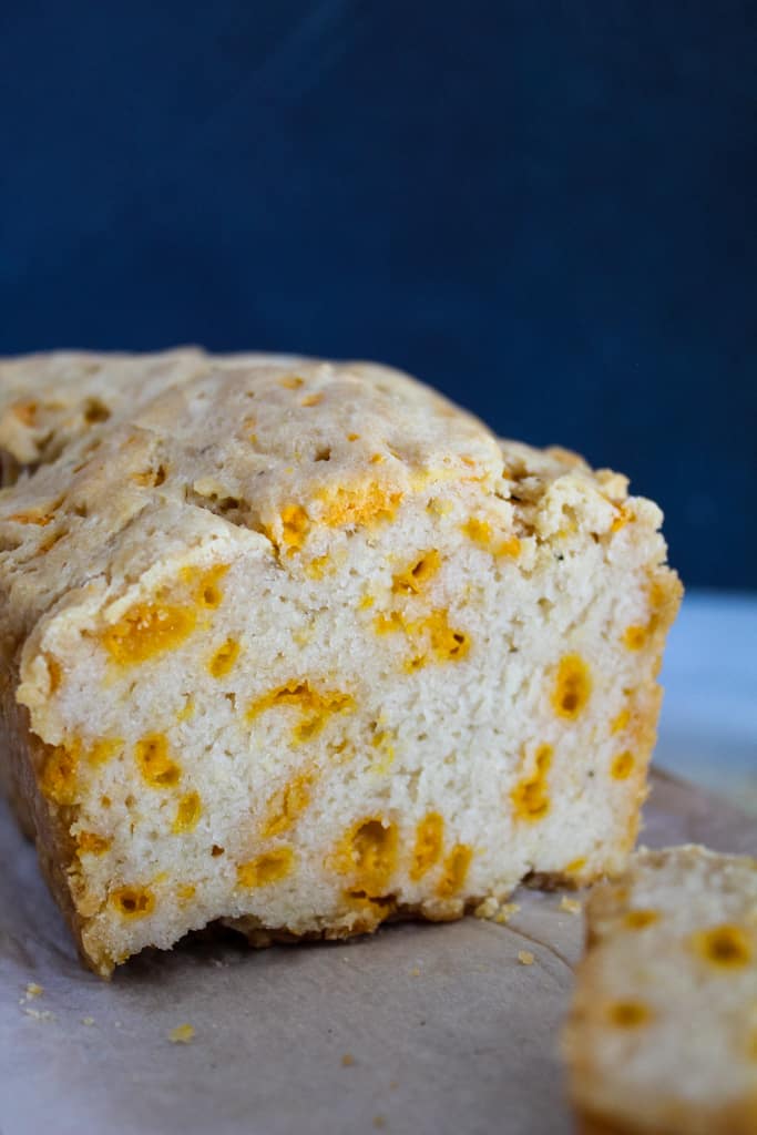 inside of loaf of beer bread