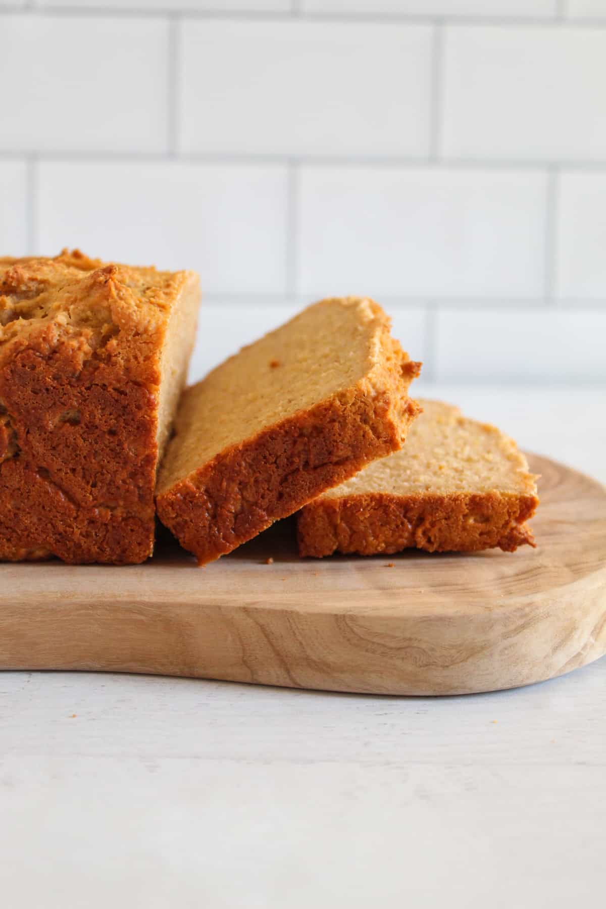 sliced loaf of gluten free oat bread