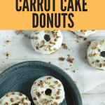 Gluten Free Carrot Cake Donuts