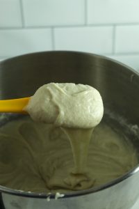 batter on a spoon
