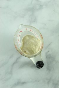 cup of proofed yeast