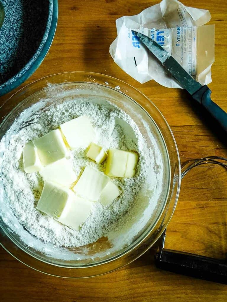 gluten free pumpkin scones butter chunks