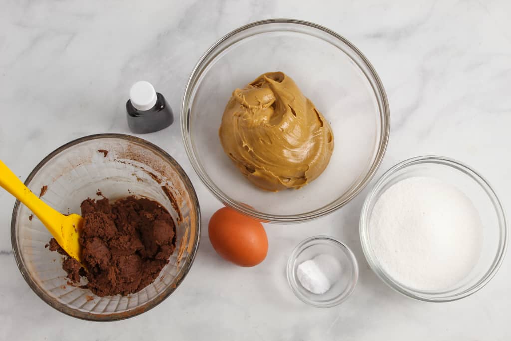 overhead shot of ingredients