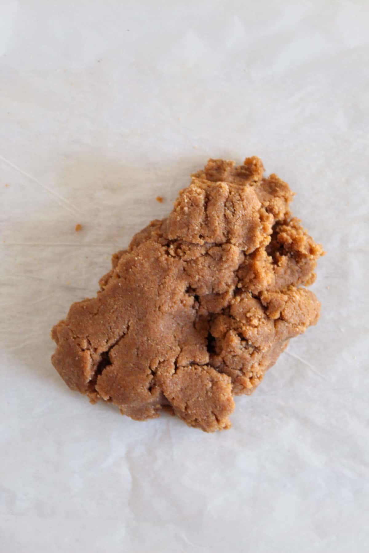 mound of gluten free graham cracker dough
