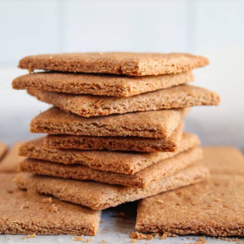 stack of gluten free graham crackers