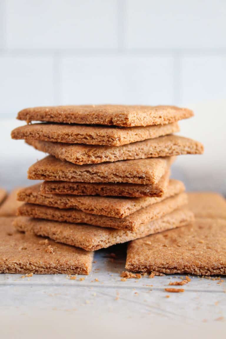 stack of gluten free graham crackers