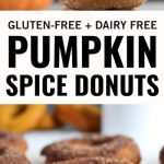 pumpkin spice donuts recipe for fall baking
