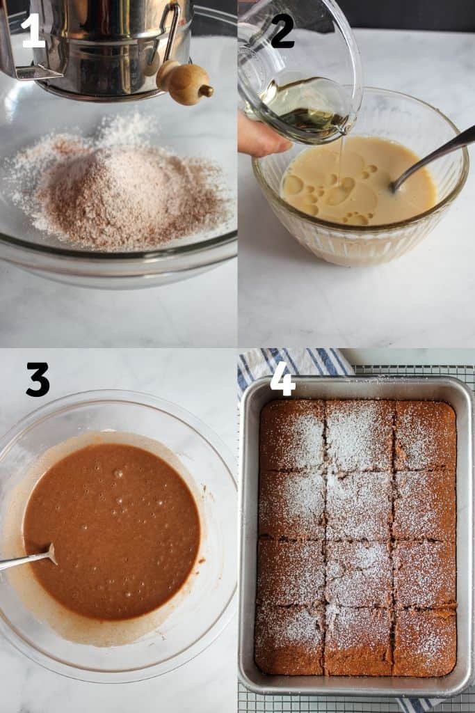 steps to preparing gingerbread