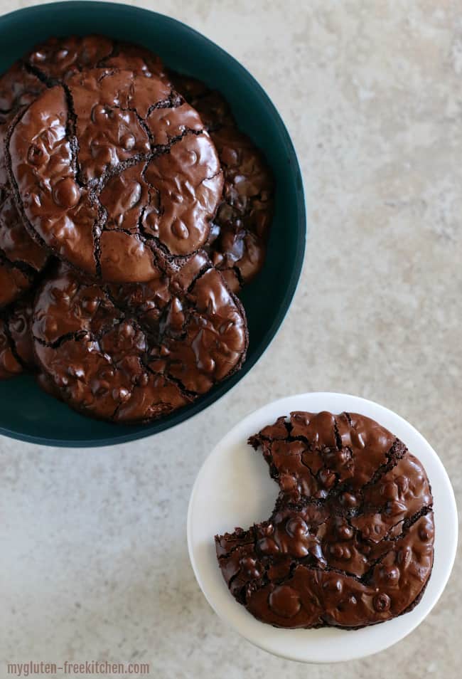 gluten free dairy free christmas cookies on a white plate