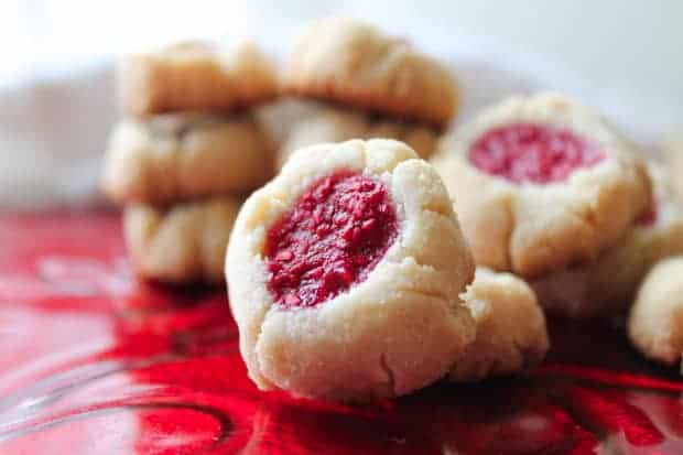 gluten free dairy free christmas cookies on a white plate