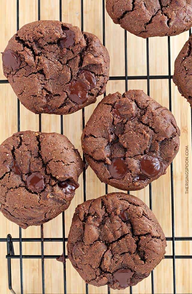 gluten free dairy free christmas cookies on a white plate