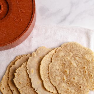 cassava flour tortillas cooked