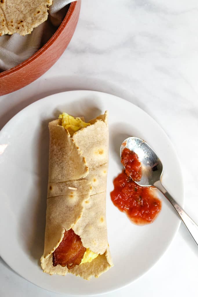 cassava flour tortillas breakfast burrito