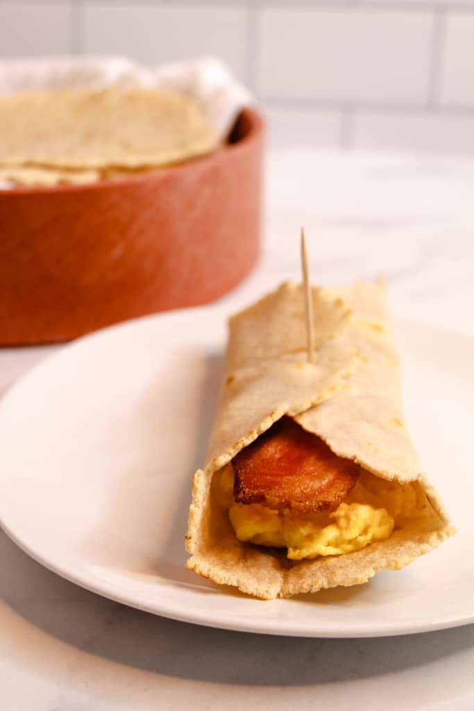 cassava flour tortillas breakfast burrito