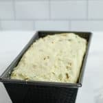 Gluten Free Buckwheat Bread in a baking pan
