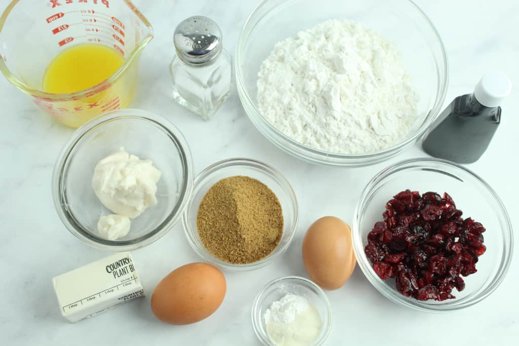 ingredients on a counter