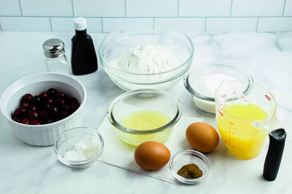 ingredients on a counter