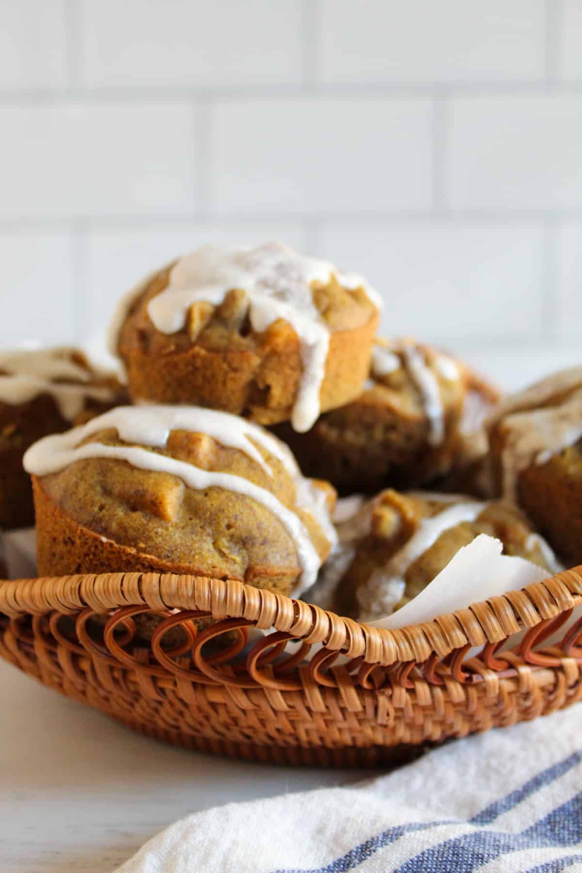 muffins in a basket