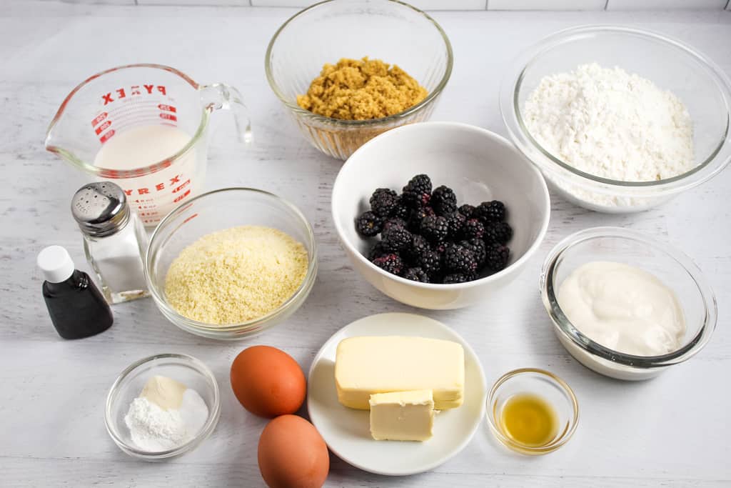 ingredients on a white countertop