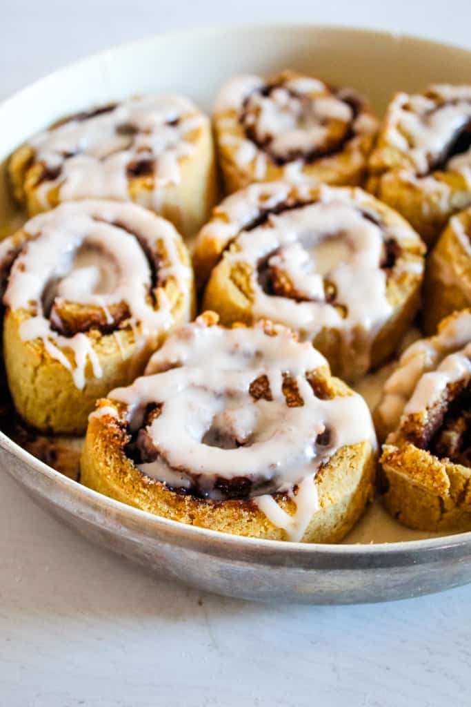 Gluten Free No Yeast Cinnamon Rolls - Zest for Baking