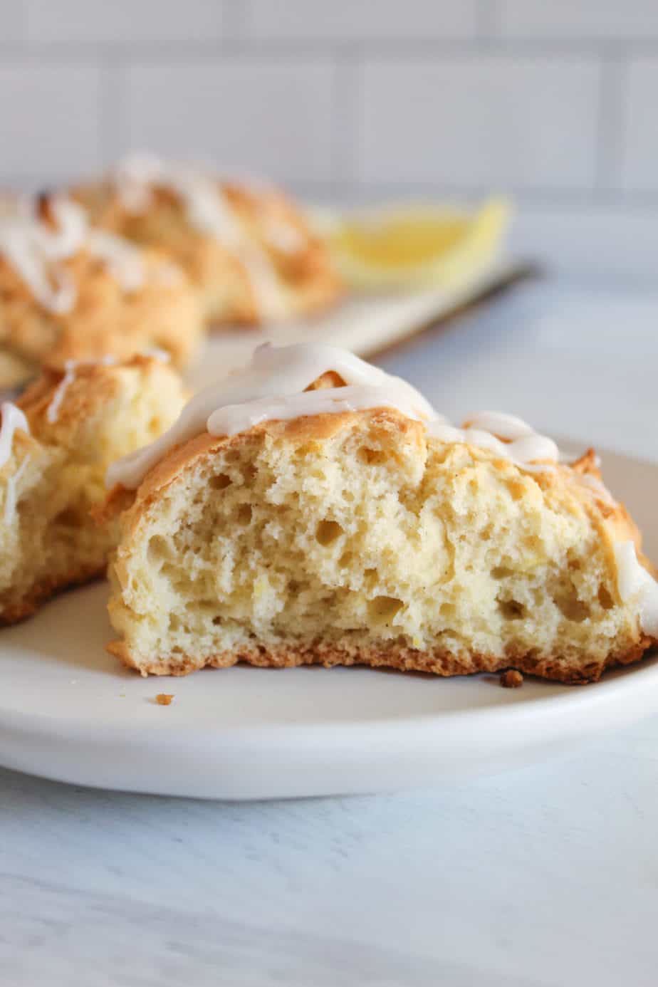 Gluten Free Lemonade Scones - Zest for Baking