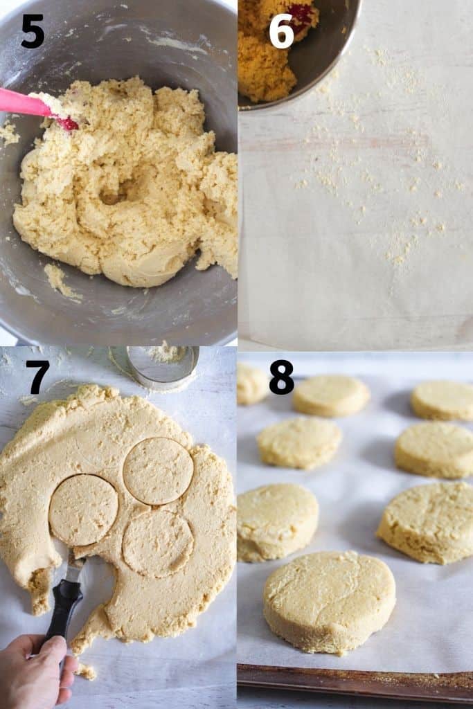 steps to preparing biscuits